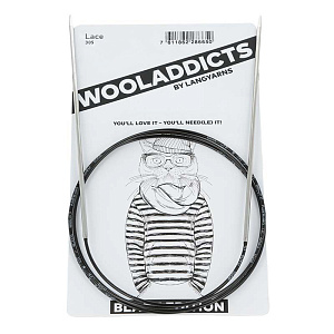 Спицы круговые супергладкие WOOLADDICTS Lace №2, 80 см