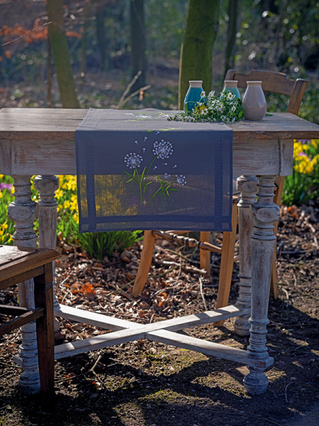 Набор для вышивания дорожки "Цветочный пух" . Арт PN-0196567