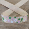 Лента репсовая на картонной катушке "Цветочки". Арт VR15.310