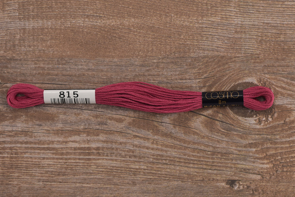 Мулине COSMO однотонный цвет  815       . Арт 25-6/815       