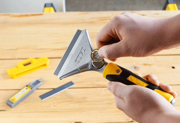 Скребок сверхмощный ударный Olfa. Арт XSR-200