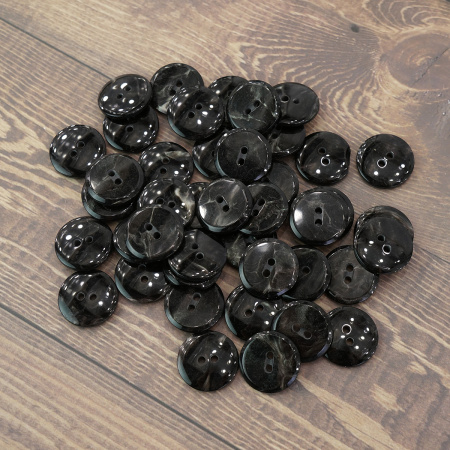 Пуговицы CONCEPT Mother of Pearl, размер 28, полиэстер, цвет COL.5 Deep Sea. Арт 75315-028-COL.5DEEP SEA