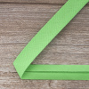Косая бейка хлопок/полиэстер 20 мм, 25 м, цвет 128, салатовый. Арт 6120-20мм-128           