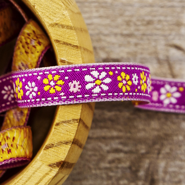 Лента жаккард SAFISA, 10 мм, 15 м, цвет 03. Арт 9165-10мм-03            