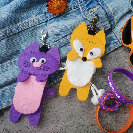 Набор для создания держателя для наушников "Котёнок". Арт 30.001.03