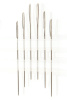 Иглы ручные для вышивания с закругленным кончиком №24, 6 шт. Арт 203.24                  