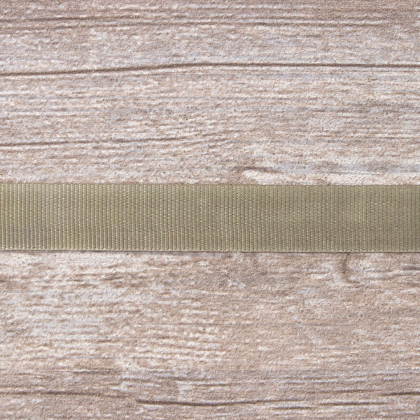 Лента репсовая SAFISA, 15 мм, 25 м, цвет 67, серо-зеленый. Арт 350-15мм-67             