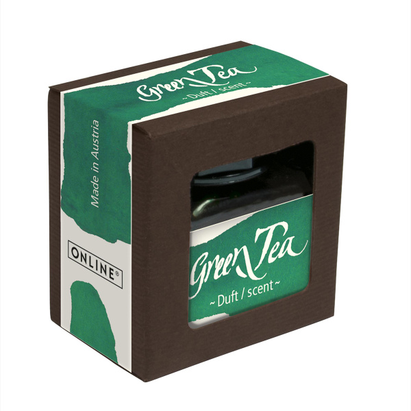 Чернила "Ink of the Senses" для перьевых ручек, 15 мл, с ароматом зеленого чая, цвет зеленый. Арт 17065/3