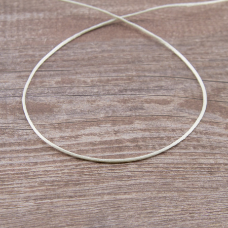 Шнур атласный SAFISA 1,5 мм, 25 м, цвет 56, кремовый. Арт 470-56                  