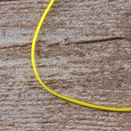 Шнур атласный мини-рулон, 1,5 мм, 4,5 м, цвет 32, желтый. Арт P00470-1,5мм-32         