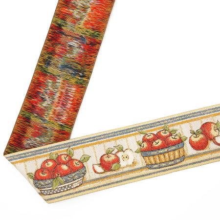 Лента жаккард SAFISA, 50 мм, 15 м, цвет 01. Арт 9217-50мм-01