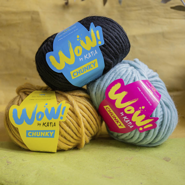 Пряжа Wow-Chunky, 75% акрил, 15% шерсть, 10% альпака, 100 г, 75 м. Арт 1312.63