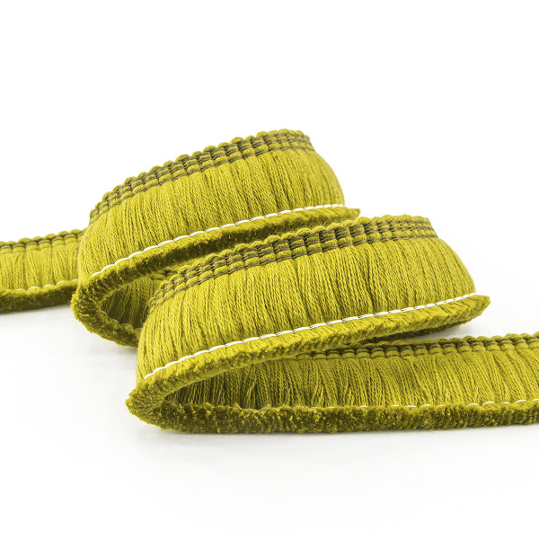 Бахрома декоративная, 30 мм, цвет фисташковый. Арт BT - 30c - col.B-18