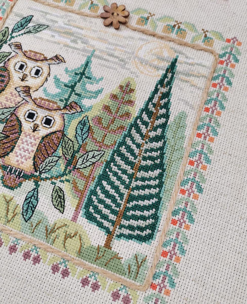 Набор для вышивания " Филины". Арт 03.017.10