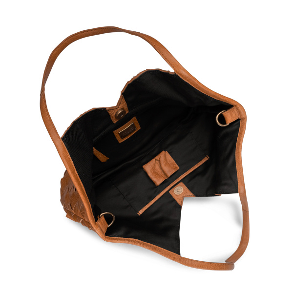 Шоппер плетеный "Dosy" Whisky. Арт QB-4511R1/Whisky