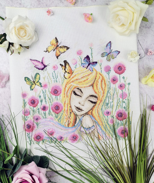 Набор для вышивания "Цветы в душе". Арт 09.005.06