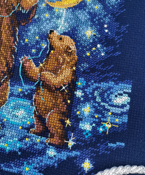 Набор для вышивания "Звездные медведи". Арт 07.005.07