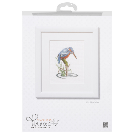 Набор для вышивания "Зимородок", канва Aida 14 ct. Арт 574A