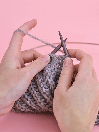 Спицы металлические круговые с удлиненным кончиком addiMystic Lace, №5, 100 см. Арт 706-2/5-100