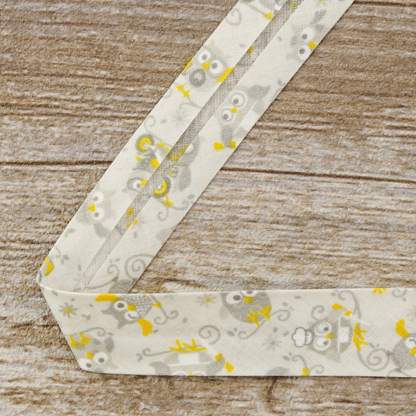 Косая бейка с рисунком SAFISA арт. 6528, 20 мм, 20 м, цвет 03. Арт 6528-20мм-03