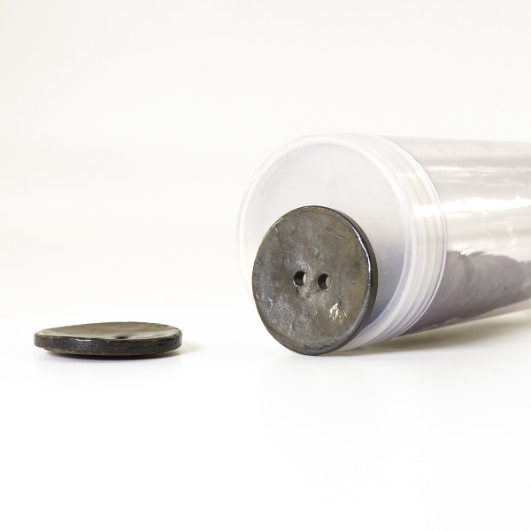 Пуговицы CONCEPT, размер 48, кокос, цвет COL.9 темно-серый. Арт 1919H-048-COL.9