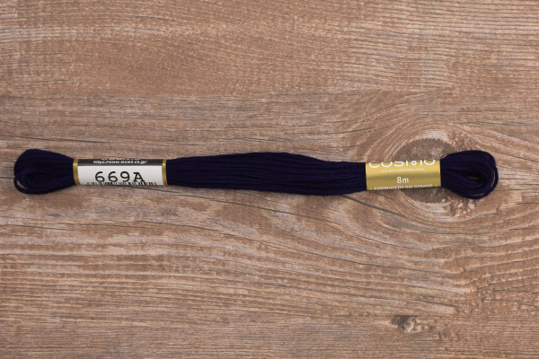 Мулине COSMO однотонный цвет  669       . Арт 25-6/669       