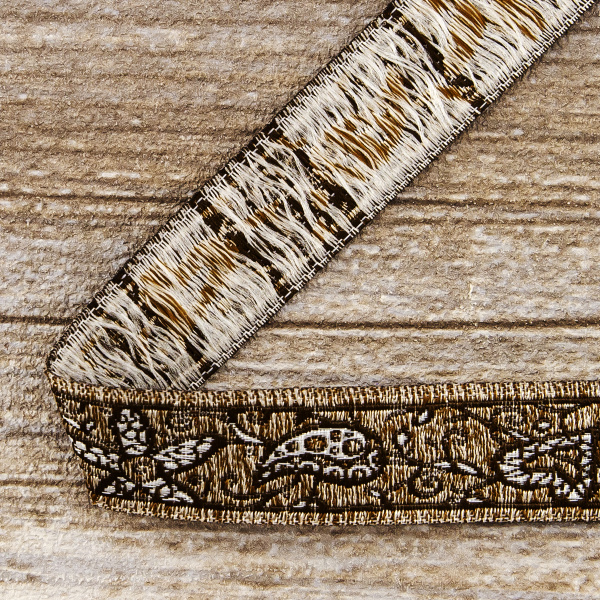 Лента жаккард SAFISA, 16 мм, 15 м, цвет 03. Арт 9104-16мм-03            