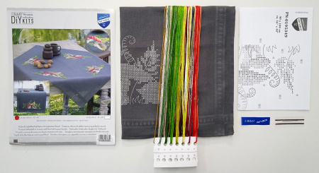 Набор для вышивания дорожки "Ежик с папоротником" . Арт PN-0195349