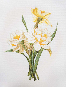 Набор для вышивания "Нарциссы" по картине  Пьер Жозеф Редо