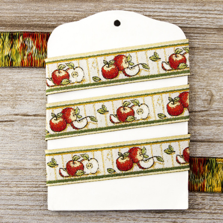 Лента жаккард SAFISA, 25 мм, 15 м, цвет 03. Арт 9217-25мм-03