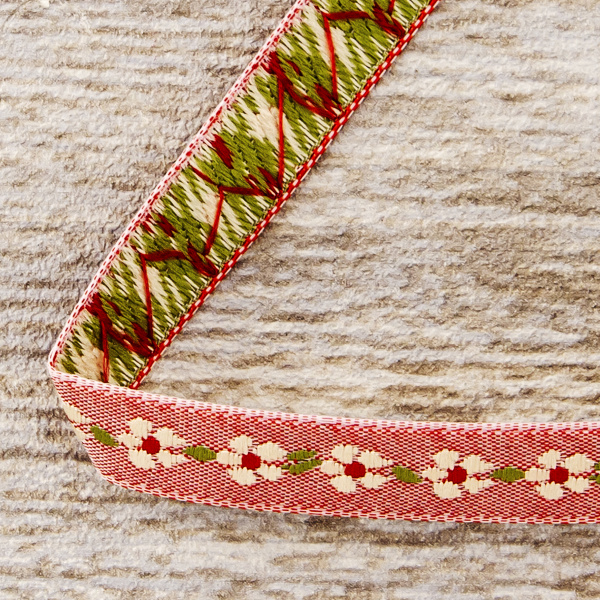 Лента жаккард SAFISA, 10 мм, 15 м, цвет 02. Арт 9160-10мм-02