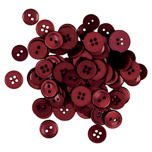 Пуговицы Favorite Findings "Бургундия". Арт 550000408               