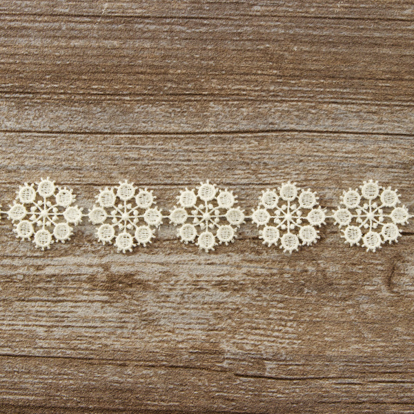 Кружево-вышивка на тюле, 15 мм. Арт 42268/58