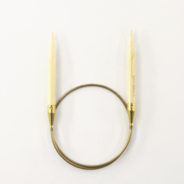 Спицы, круговые, бамбук addiNature BAMBOO №7, 50 см. Арт 555-7/7-50