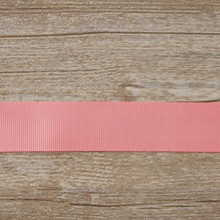 Лента репсовая SAFISA, 25 мм, 25 м, цвет 06 розово-персиковый. Арт 350-25мм-06