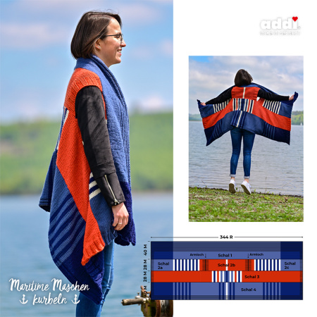 Журнал со схемами для вязания на машинке addiExpress. Арт 875-0