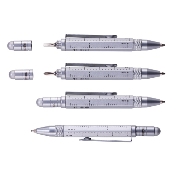 Ручка шариковая TROIKA многофункциональная "CONSTRUCTION LILIPUT". Арт PIP25/BK