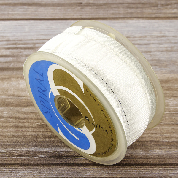 Лента с рисунком SAFISA, 38 мм, 15 м, цвет бежевый. Арт 25164-38                