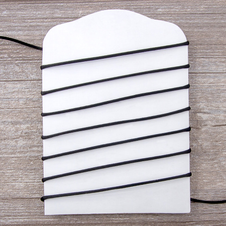 Шнур атласный мини-рулон, 2 мм, 4,5 м, цвет 01, черный. Арт P00462-2мм-01           