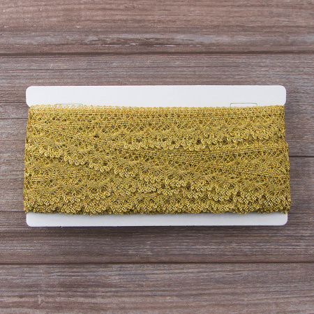 Кружево, 24 мм, золотой. Арт 1137/28