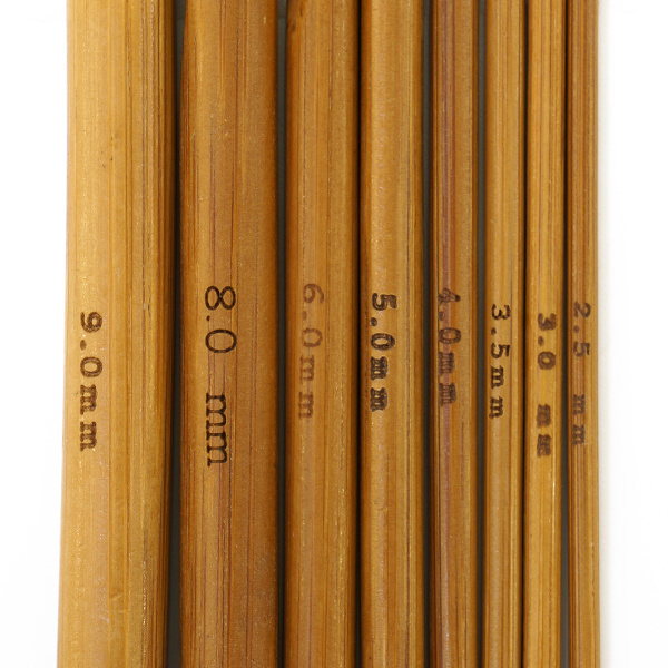 Набор крючков, вязальных, бамбук, Hemline, 15 см. Арт +T15/BAMBOO/4