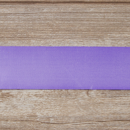 Лента репсовая SAFISA, 50 мм, 25 м, цвет 08 сиреневый. Арт 350-50мм-08