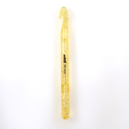 Крючок, вязальный, пластик addiChampagner №10, 15 см. Арт 445-7/10-15