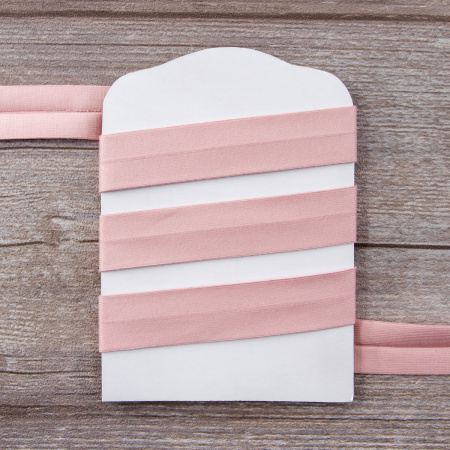 Косая бейка хлопок, 20 мм, 20 м, цвет 145, розовый нежный. Арт 6598-20мм-145