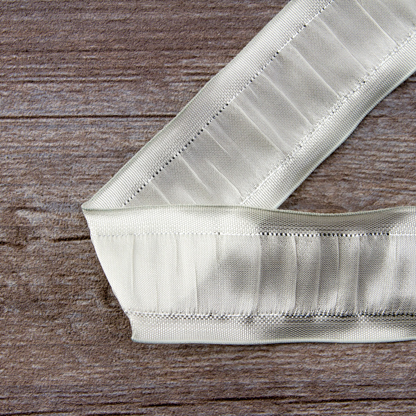 Лента с рисунком SAFISA, 38 мм, 15 м, цвет бежевый. Арт 25164-38                