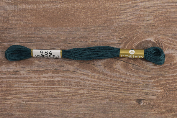 Мулине COSMO однотонный цвет  984       . Арт 25-6/984       