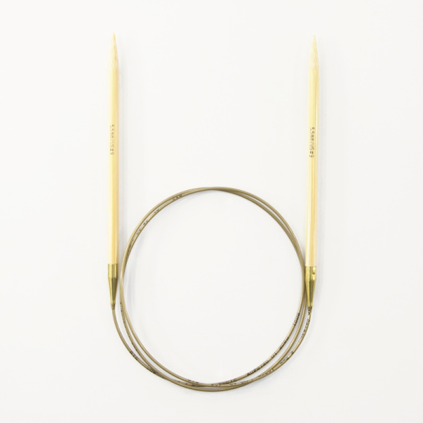 Спицы, круговые, бамбук addiNature BAMBOO №5,5, 100 см. Арт 555-7/5.5-100