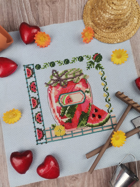 Набор для вышивания  "Сочный арбуз". Арт 13.003.50