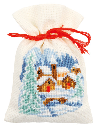 Набор для вышивания мешочков (саше) "Зима". Арт PN-0156823