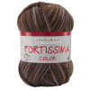 Пряжа Fortissima Socka 4-fach color, 75% шерсть, 25% полиамид, 420 м, 100 г. Арт 90028-2446